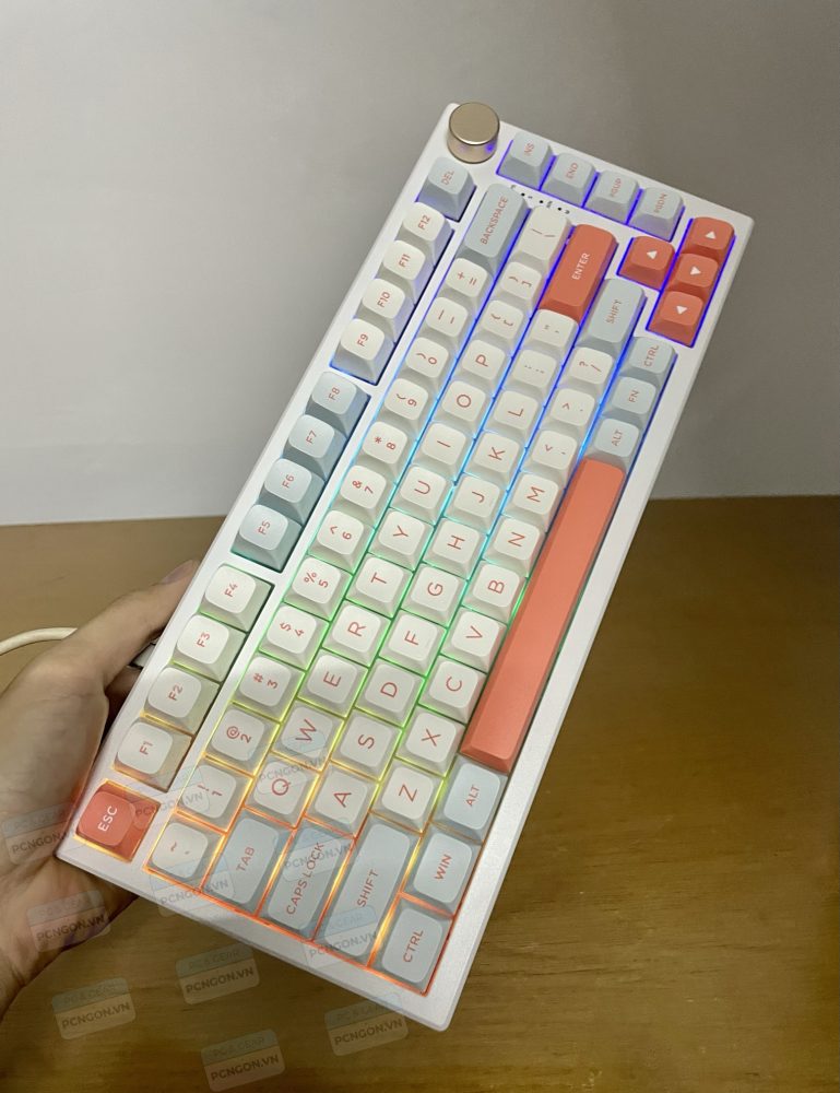 Bàn Phím Cơ Vgn N75 Orange (3 Mode) 11