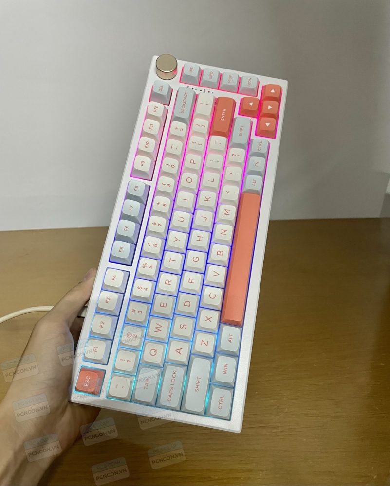 Bàn Phím Cơ Vgn N75 Orange (3 Mode) 12