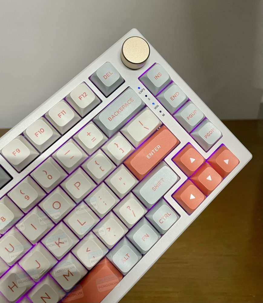 Bàn Phím Cơ Vgn N75 Orange (3 Mode) 17