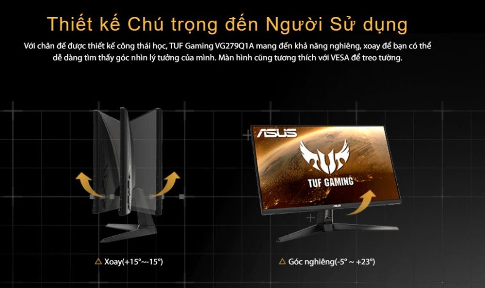 Màn Hình Asus Tuf Gaming 27 Inch Full Hd 165hz (vg279q1a) 3