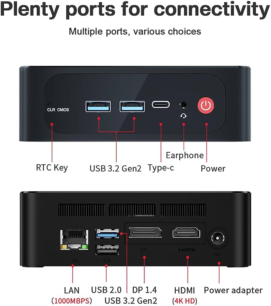 Máy Tính Mini Pc Beelink Ser5 R5-5560u 9