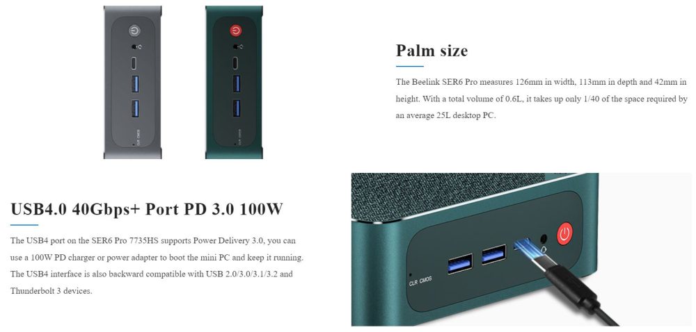 Máy Tính Mini Pc Beelink Ser6 Pro 2