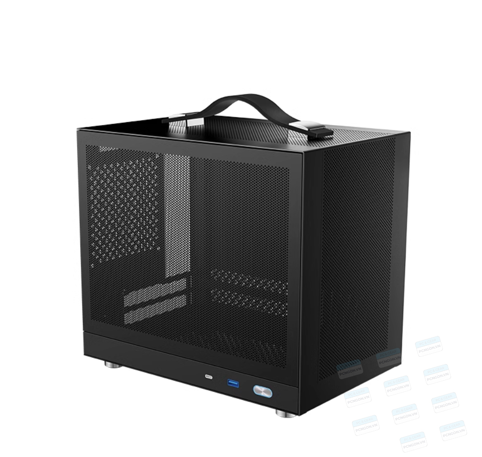 Vỏ Case Máy Tính Mini Itx Shiny Snake G200 - Đen 1