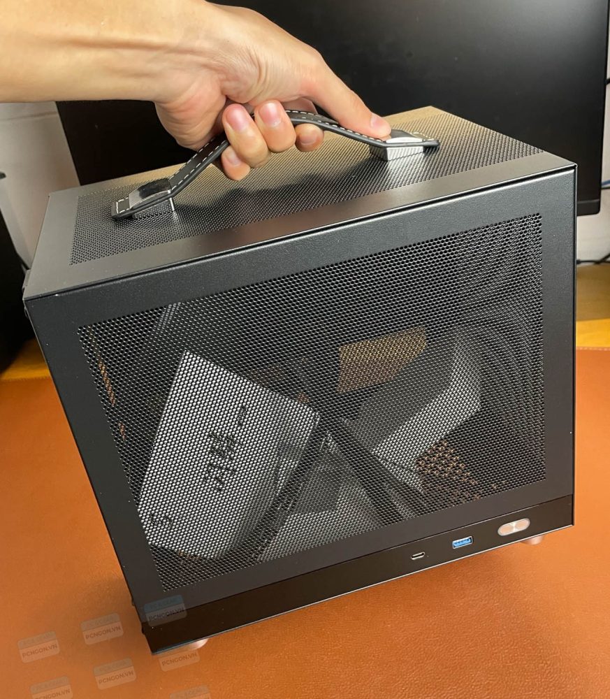 Vỏ Case Máy Tính Mini Itx Shiny Snake G200 - Đen 18