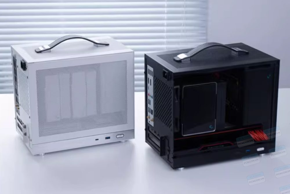 Vỏ Case Máy Tính Mini Itx Shiny Snake G200 - Đen 2