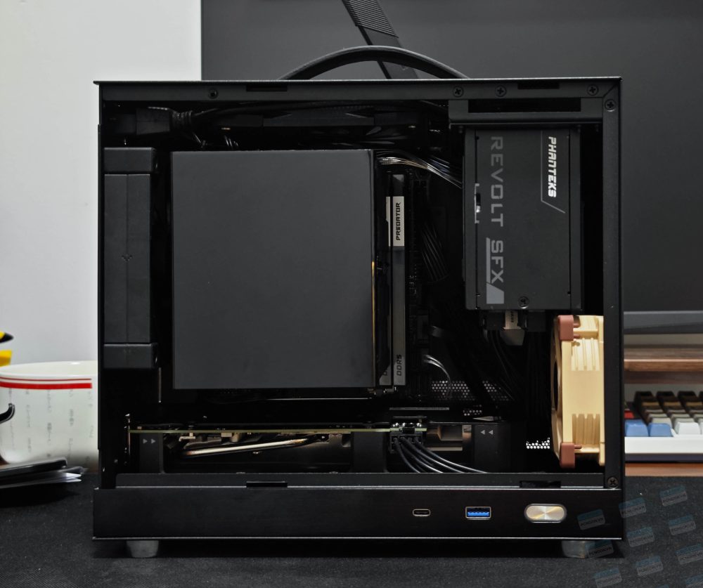 Vỏ Case Máy Tính Mini Itx Shiny Snake G200 - Đen 21