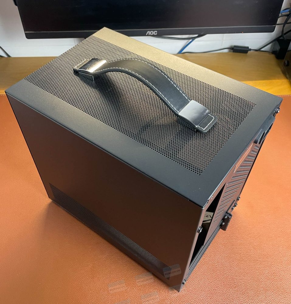 Vỏ Case Máy Tính Mini Itx Shiny Snake G200 - Đen 9