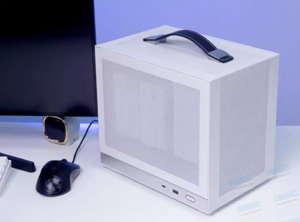 Vỏ Case Máy Tính Mini Itx Shiny Snake G200 - Trắng 8