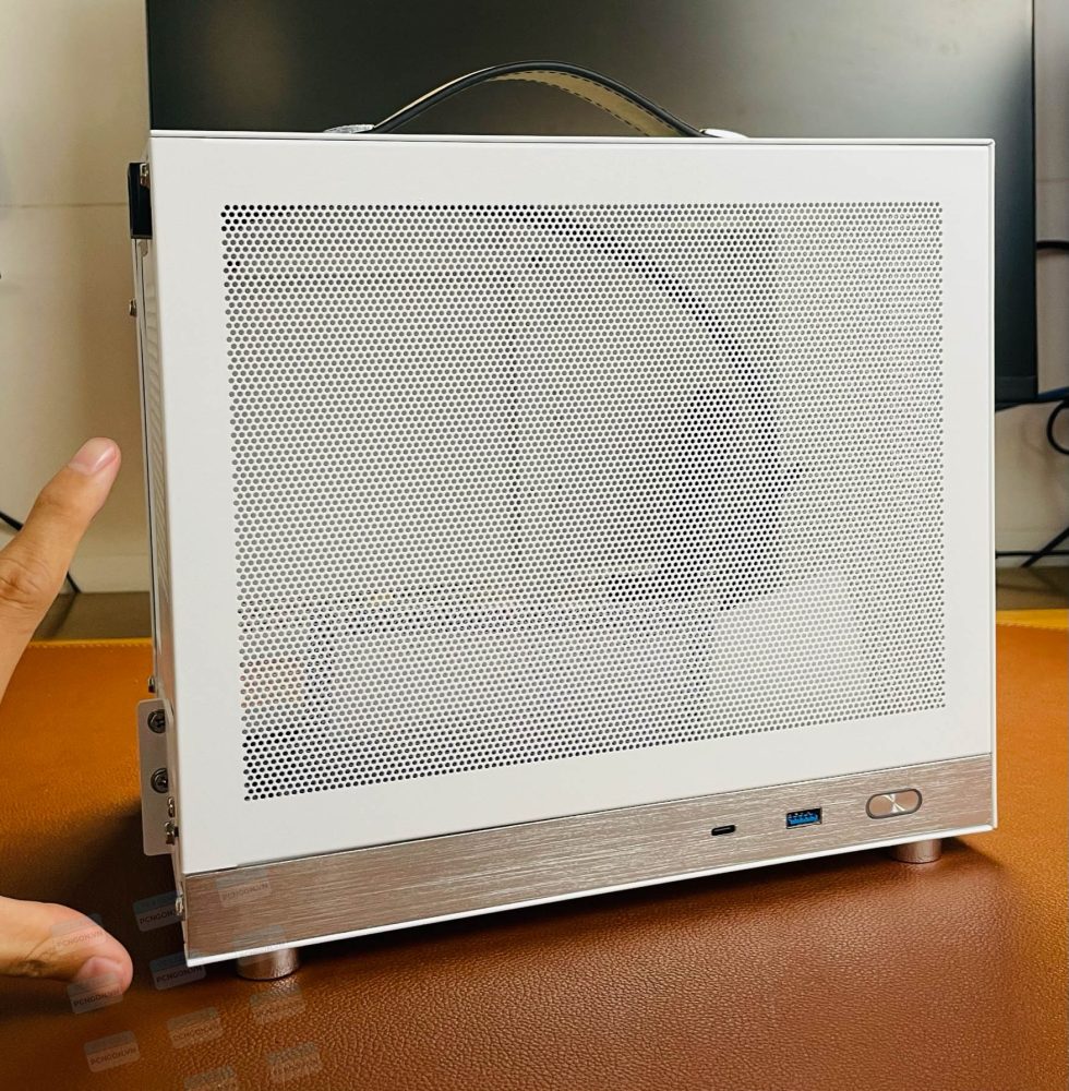 Vỏ Case Máy Tính Mini Itx Shiny Snake G200 - Trắng 9