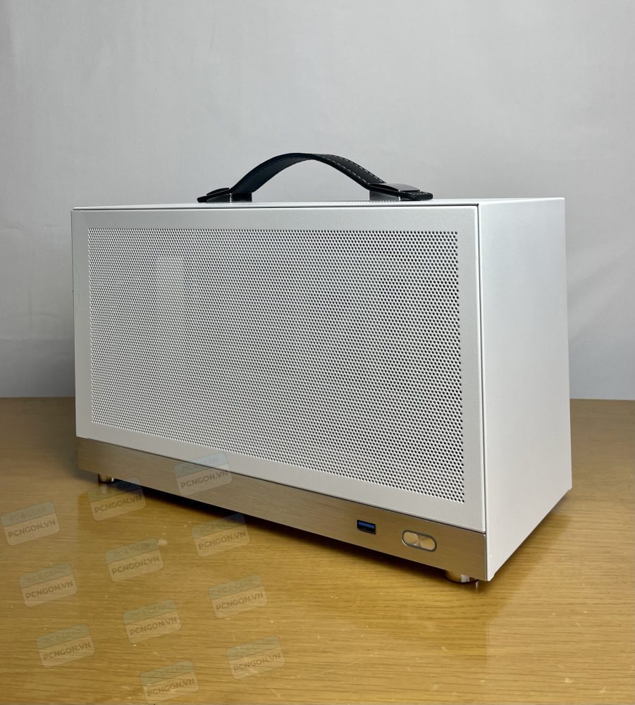 Vỏ Case Máy Tính Mini Itx Shiny Snake S400 - Trắng (kèm Riser 4.0) 12