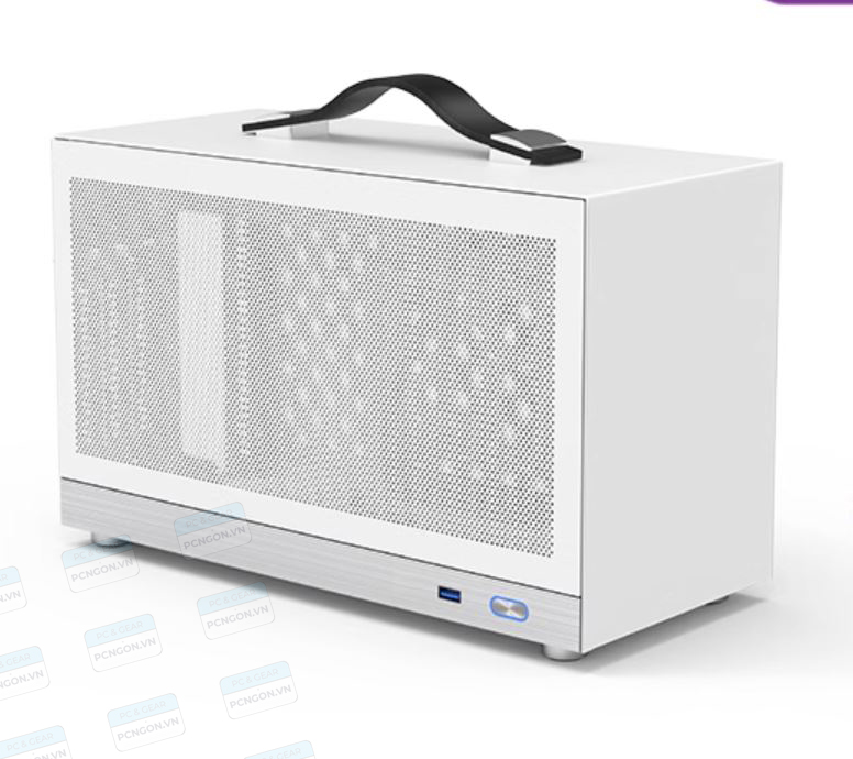 Vỏ Case Máy Tính Mini Itx Shiny Snake S400 - Trắng (kèm Riser 4.0) 13