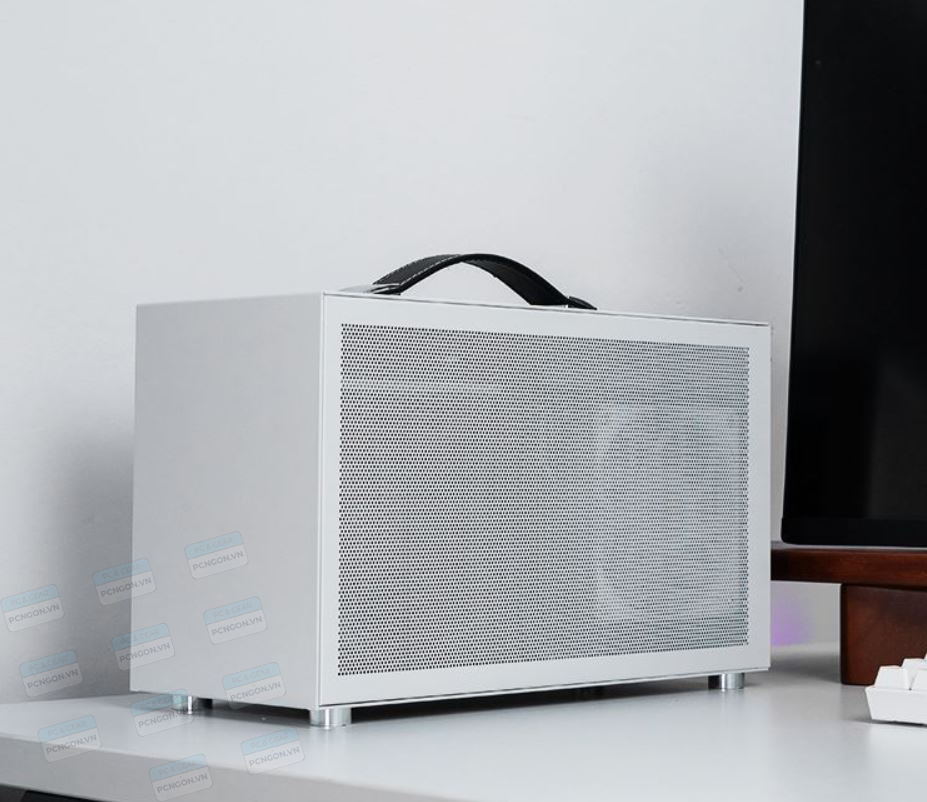 Vỏ Case Máy Tính Mini Itx Shiny Snake S400 - Trắng (kèm Riser 4.0) 15