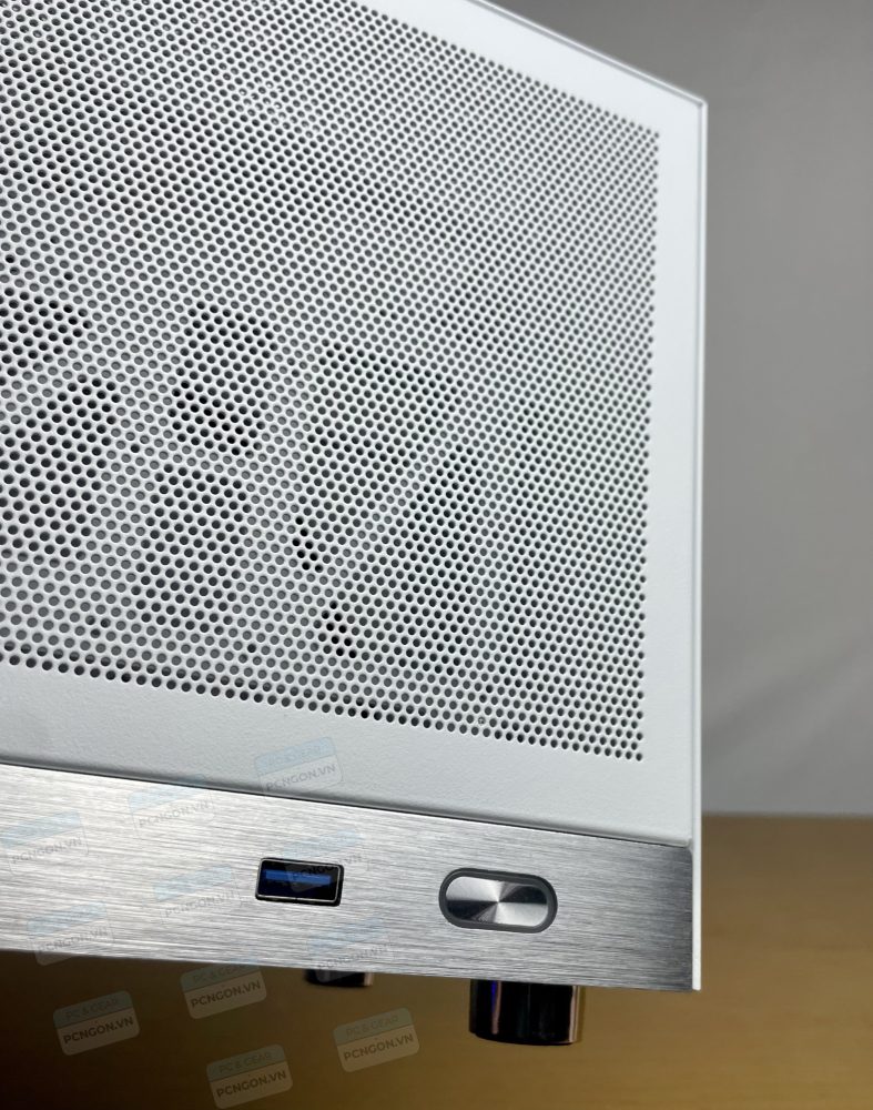 Vỏ Case Máy Tính Mini Itx Shiny Snake S400 - Trắng (kèm Riser 4.0) 7