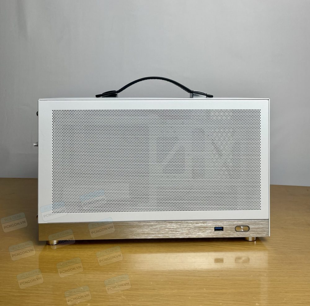 Vỏ Case Máy Tính Mini Itx Shiny Snake S400 - Trắng (kèm Riser 4.0) 9