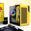 Vỏ Case Máy Tính Mini Itx Traveler - Vàng 1