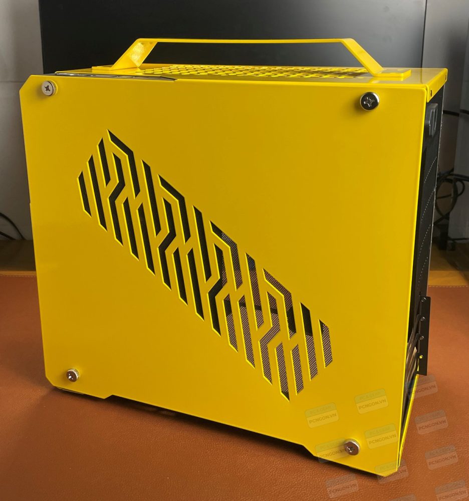 Vỏ Case Máy Tính Mini Itx Traveler - Vàng 7