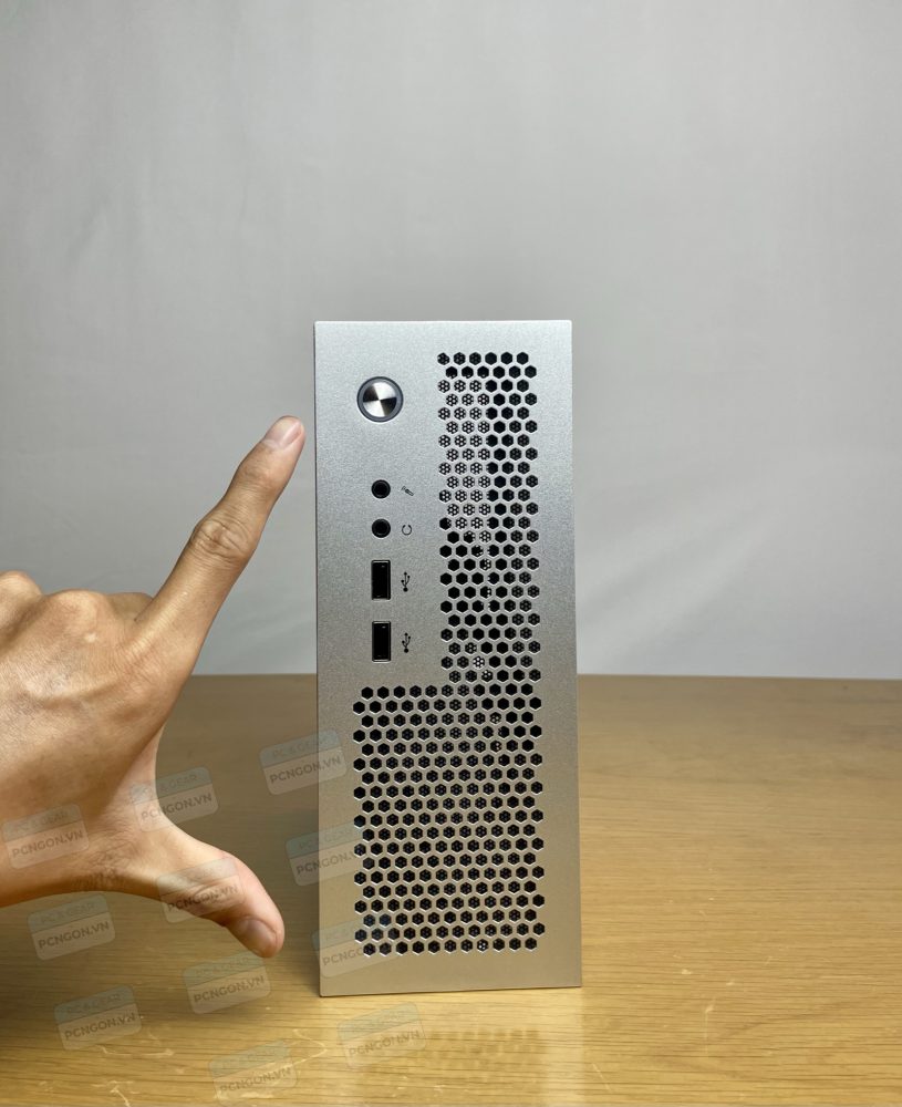 Vỏ Case Máy Tính Mini Itx Sktc A09 - Bạc 4