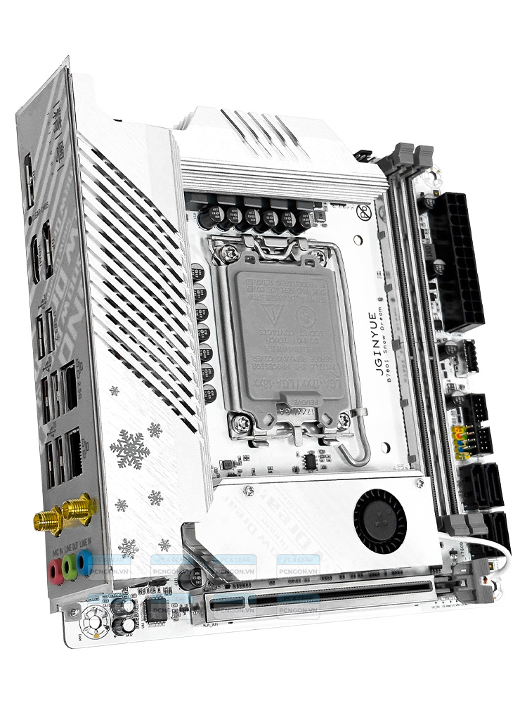 Mainboard Mini Itx Jginyue B760i Snow Dream 4
