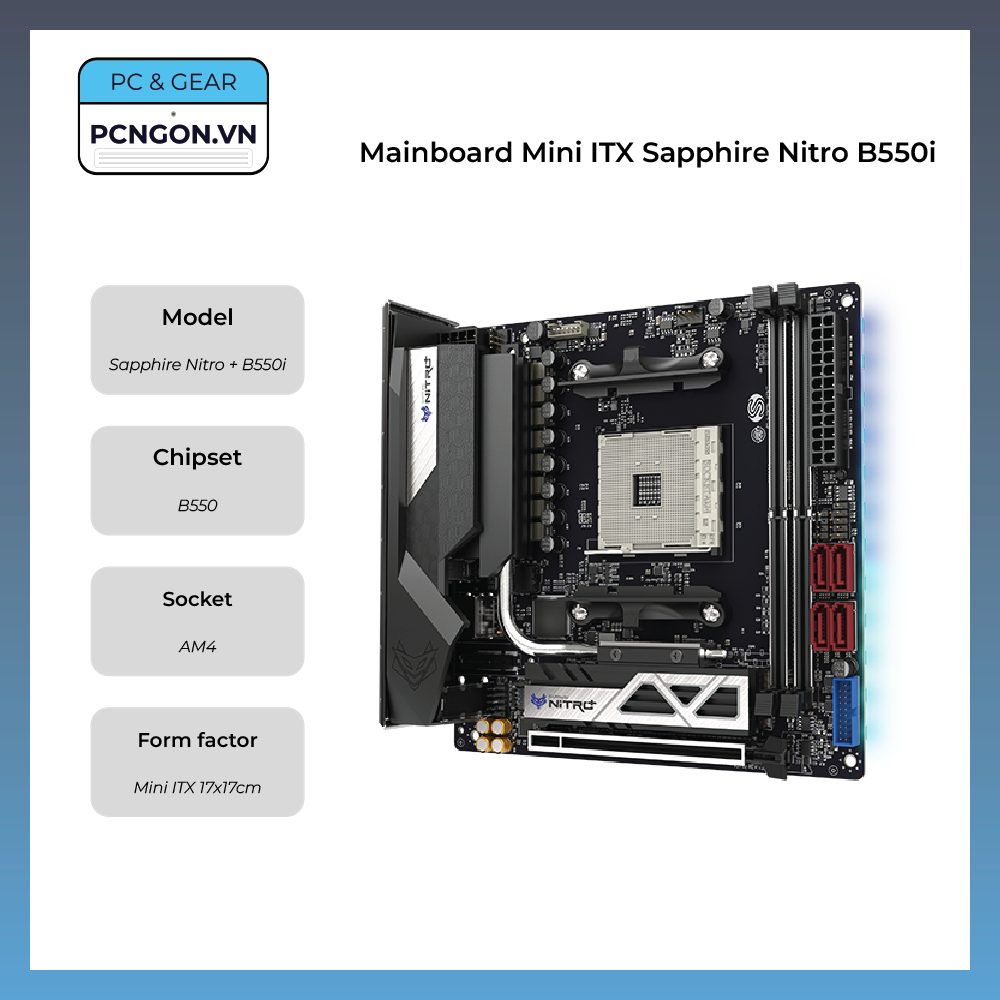 Mainboard Mini Itx Sapphire Nitro B550i