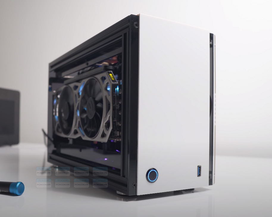 Vỏ Case Máy Tính Mini Itx Geeek A50s - Trắng 1