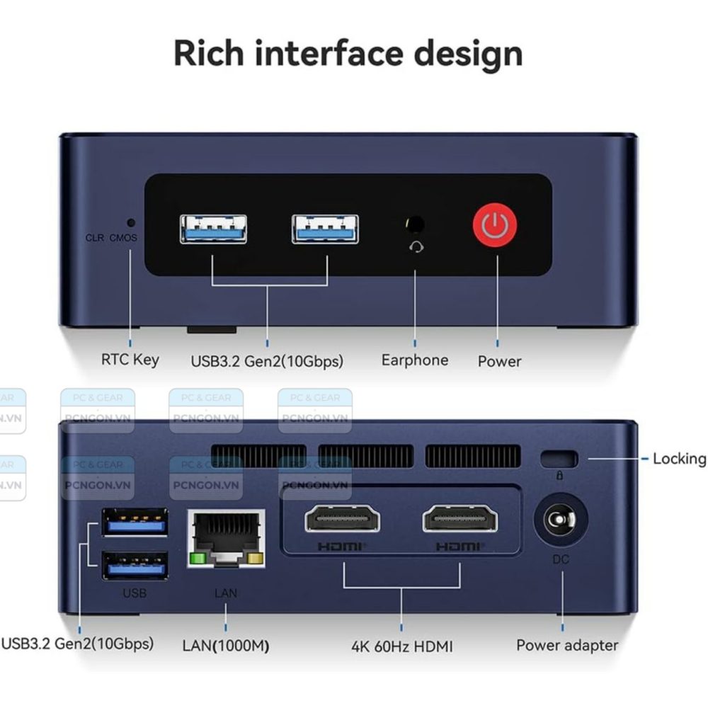 Máy Tính Mini Pc Beelink Eq12 Mini (barebone) 1