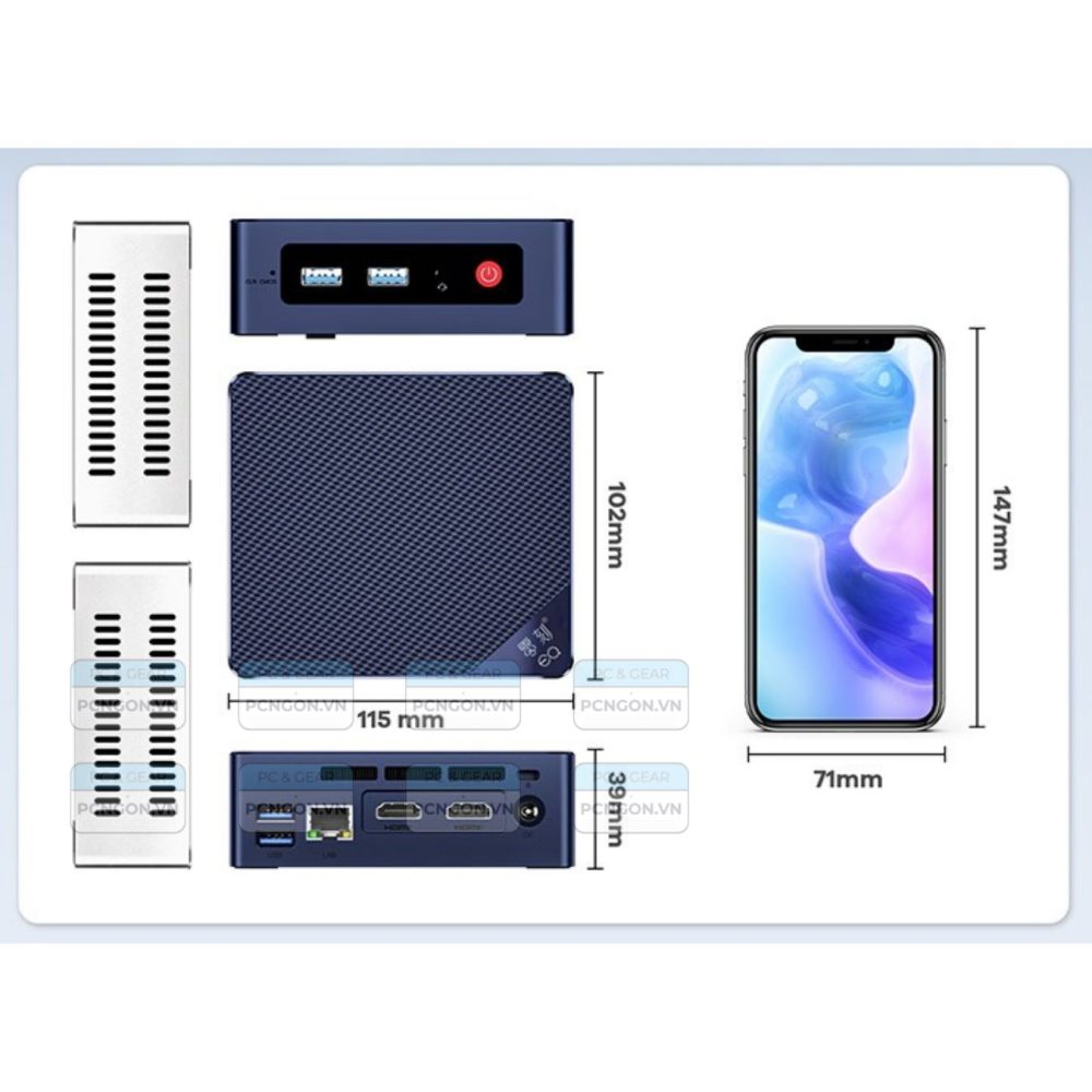 Máy Tính Mini Pc Beelink Eq12 Mini (barebone) 4