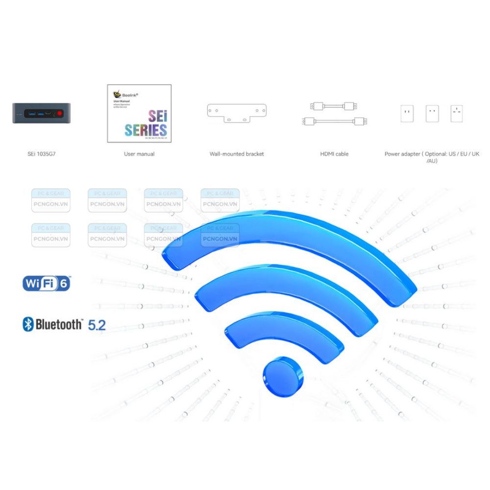 Máy Tính Mini Pc Beelink Sei10 1035g7 (barebone) (2)