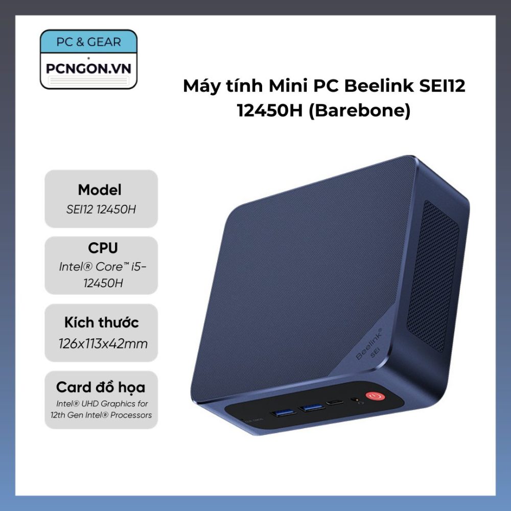Máy Tính Mini Pc Beelink Sei12 12450h (barebone) (1)