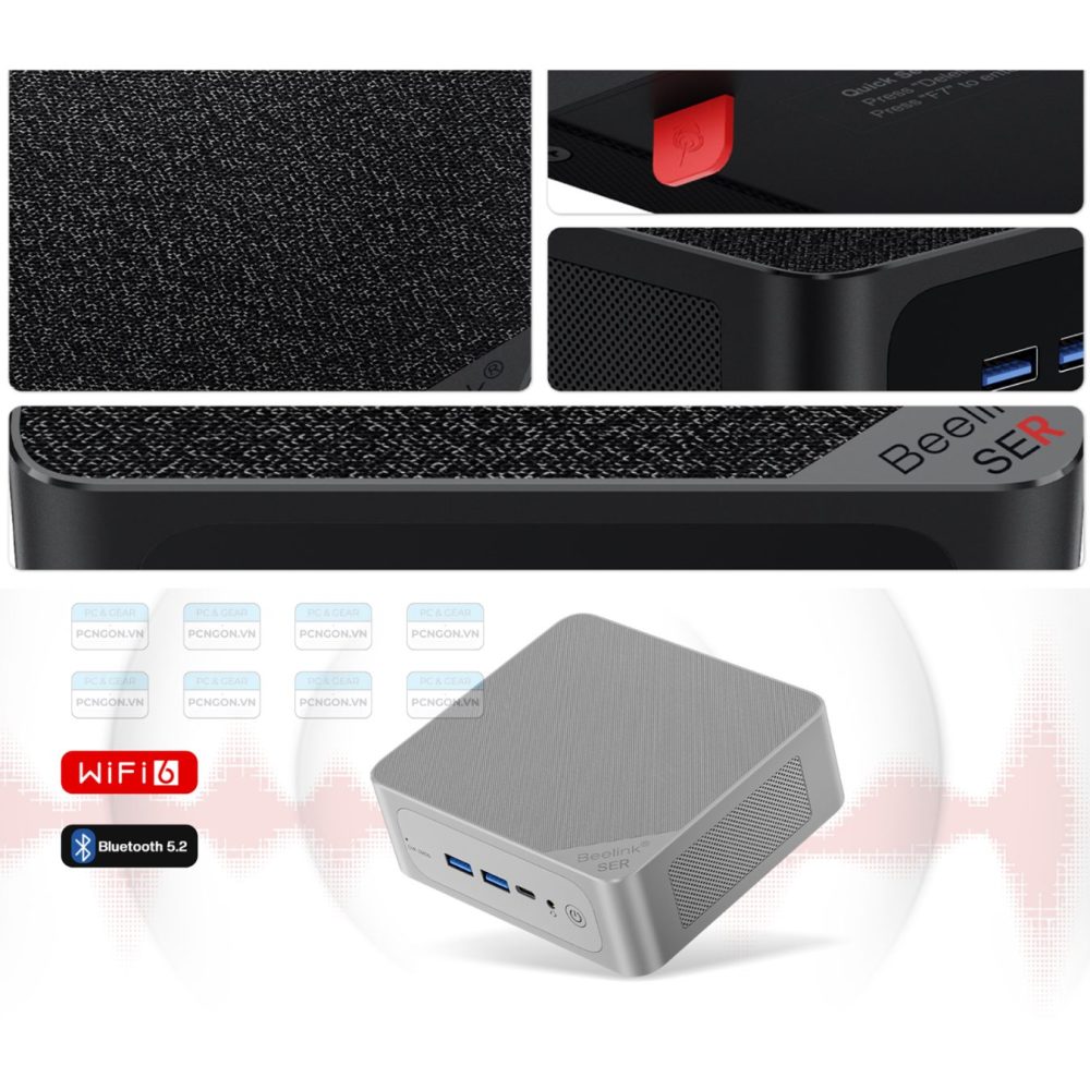 Máy Tính Mini Pc Beelink Ser5 Max 5800h (barebone) (3)