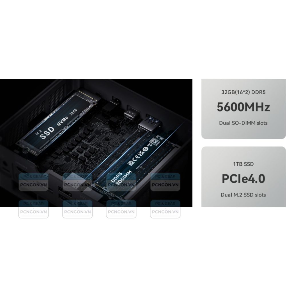 Máy Tính Mini Pc Beelink Ser7 7840hs (barebone) 6