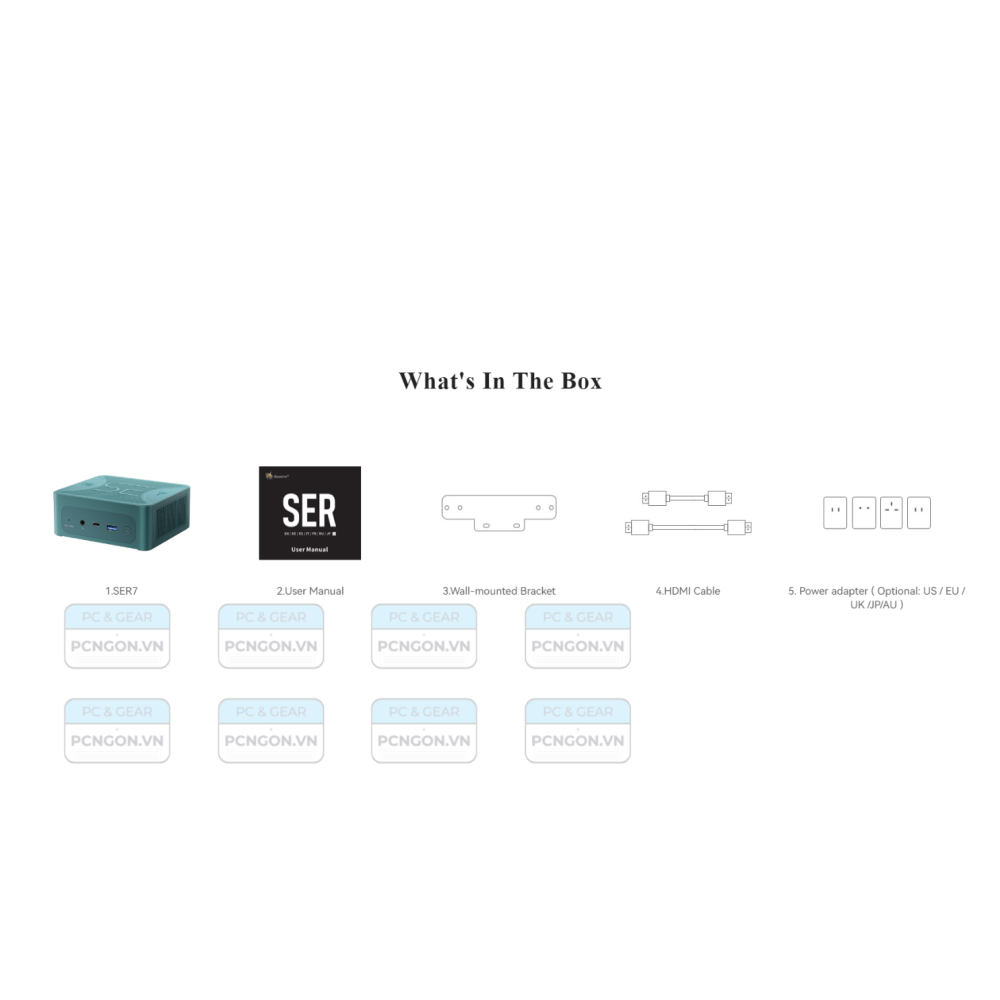 Máy Tính Mini Pc Beelink Ser7 7840hs (barebone) 8