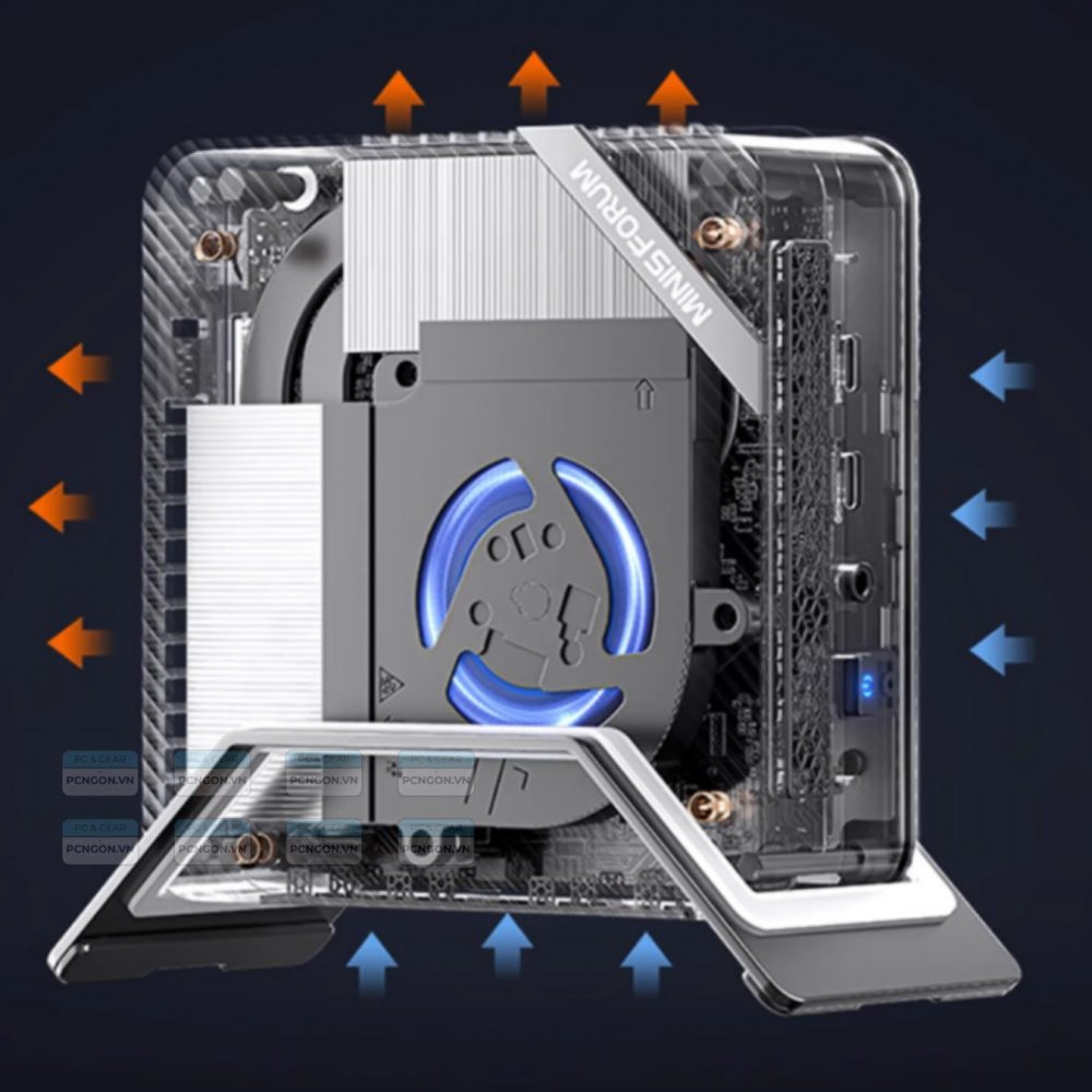 Máy Tính Mini Pc Minisforum Um480xt (barebone) (4)