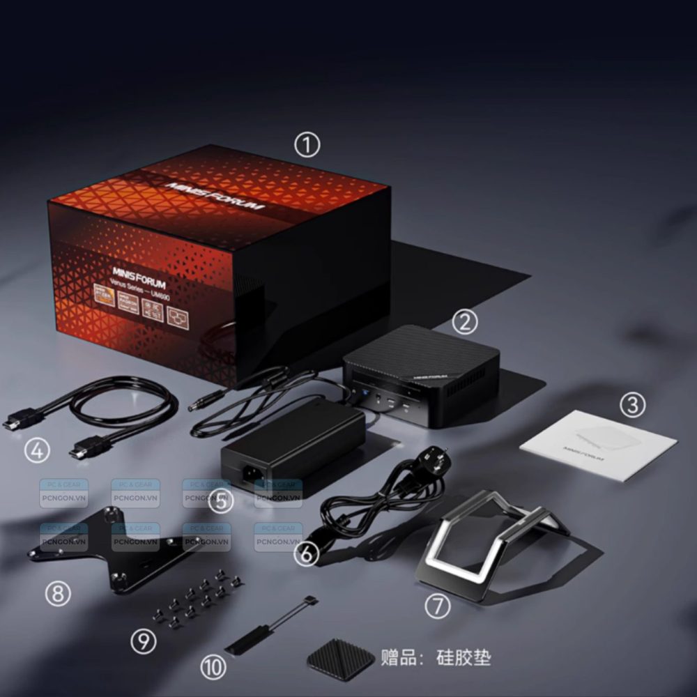 Máy Tính Mini Pc Minisforum Um480xt (barebone) (5)