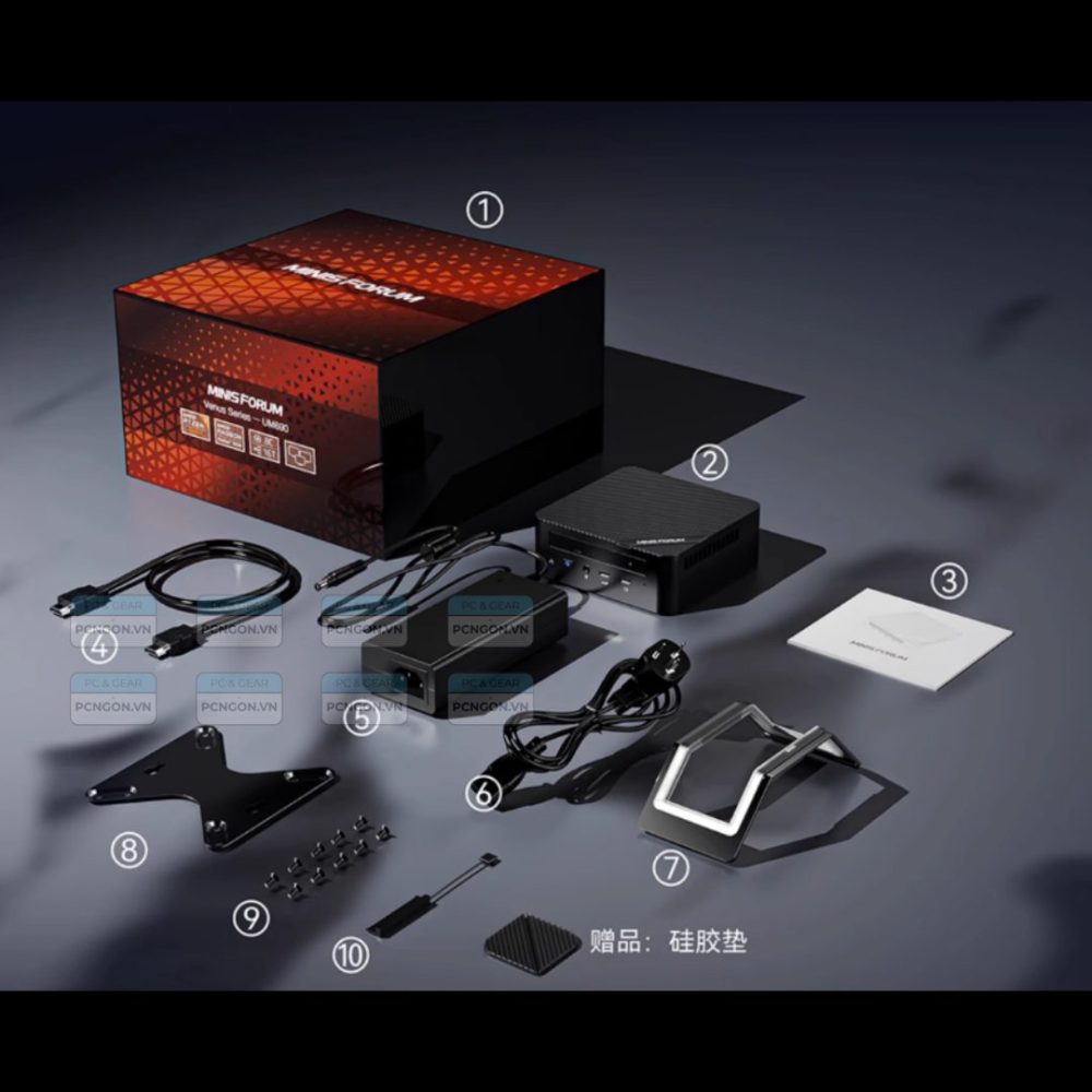 Máy Tính Mini Pc Minisforum Um560xt (barebone) (8)