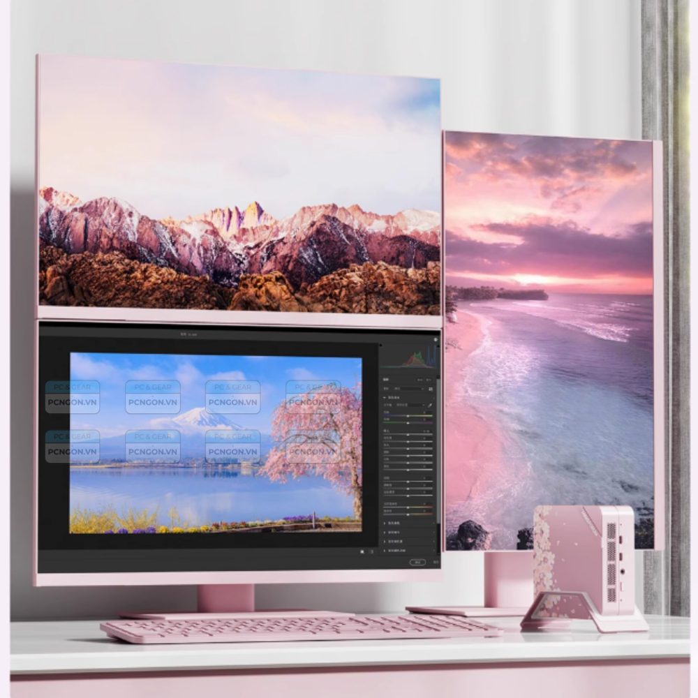 Máy Tính Mini Pc Minisforum Um773 Se R7 7735hs Sakura Pink (barebone) (6)