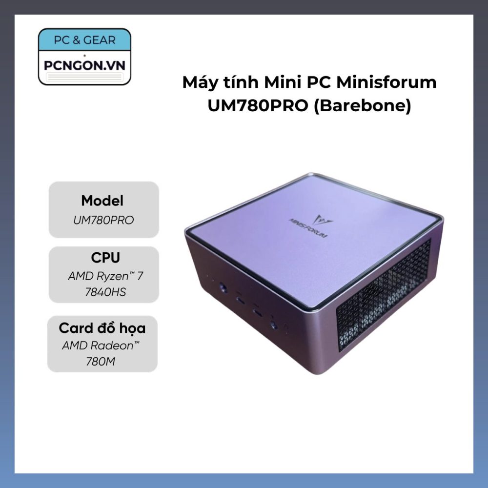 Máy Tính Mini Pc Minisforum Um780pro (barebone)