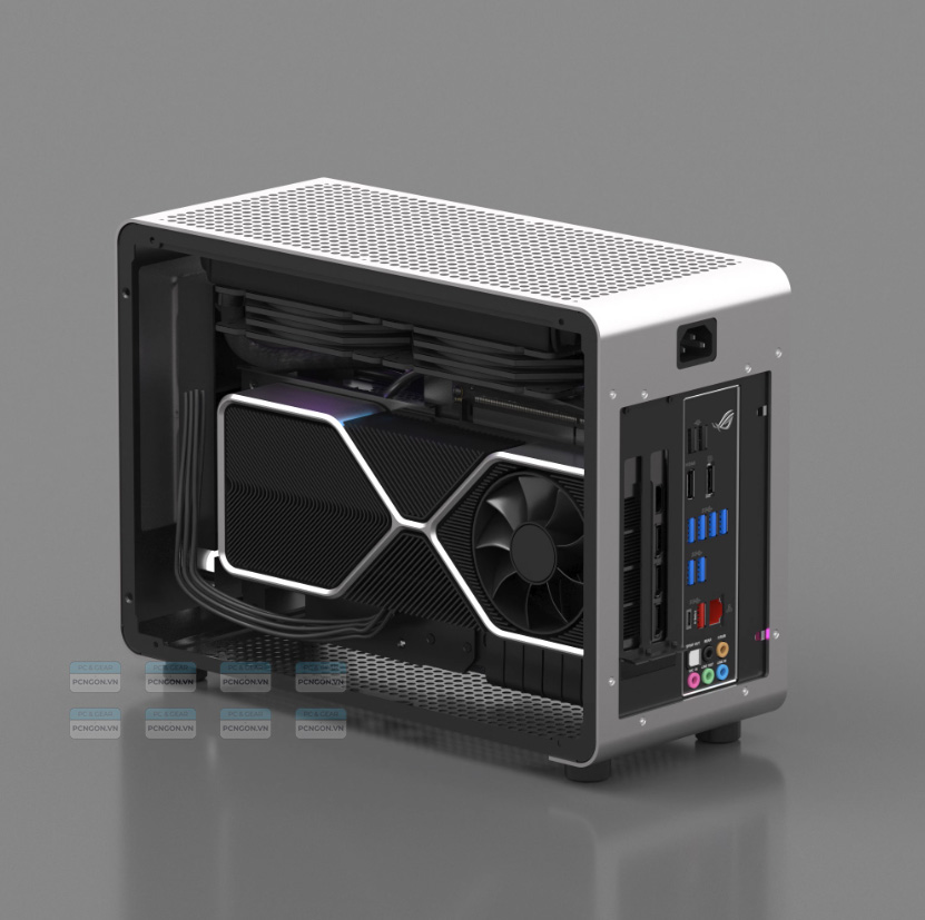 Vỏ Case Máy Tính Mini Itx Geeek G1-pro - Bạc 4