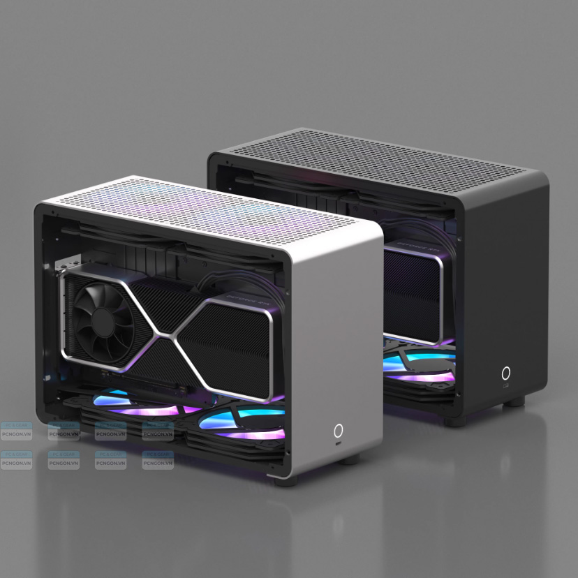 Vỏ Case Máy Tính Mini Itx Geeek G1-pro - Bạc 5