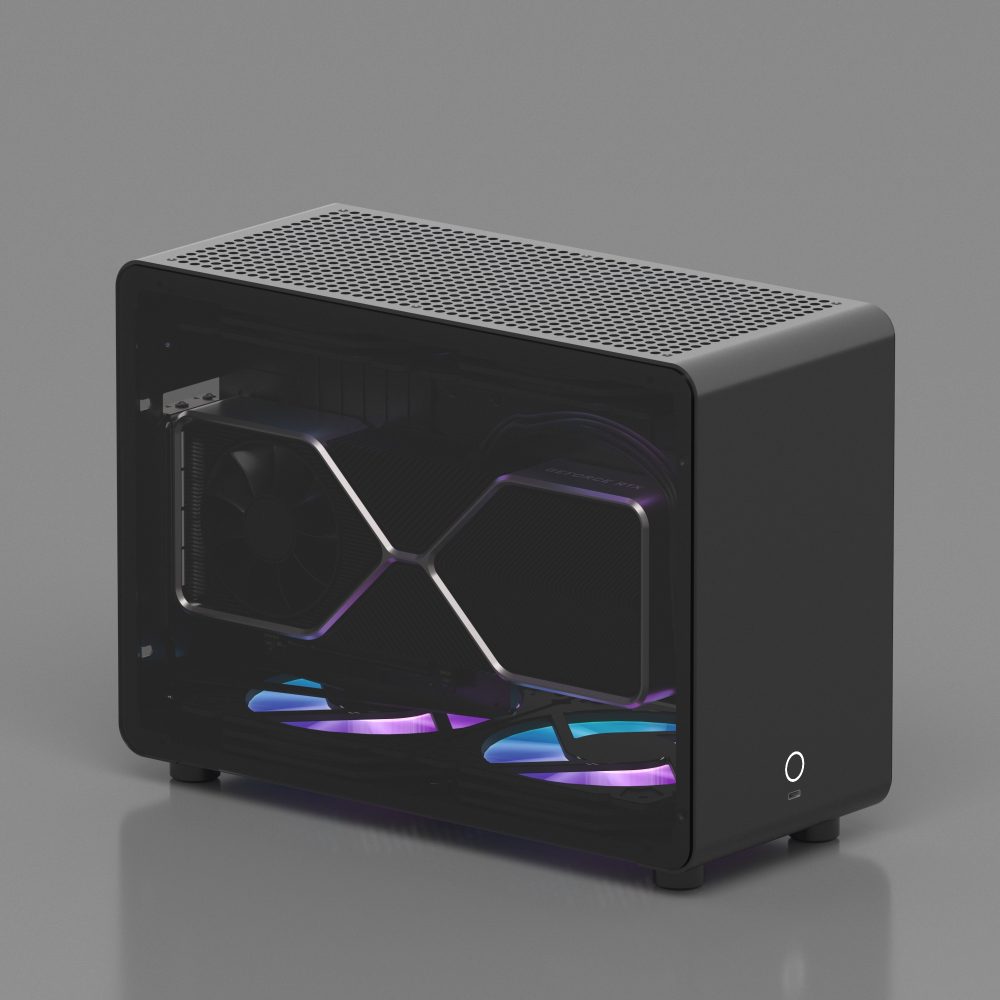 Vỏ Case Máy Tính Mini Itx Geeek G1-pro - Đen 1