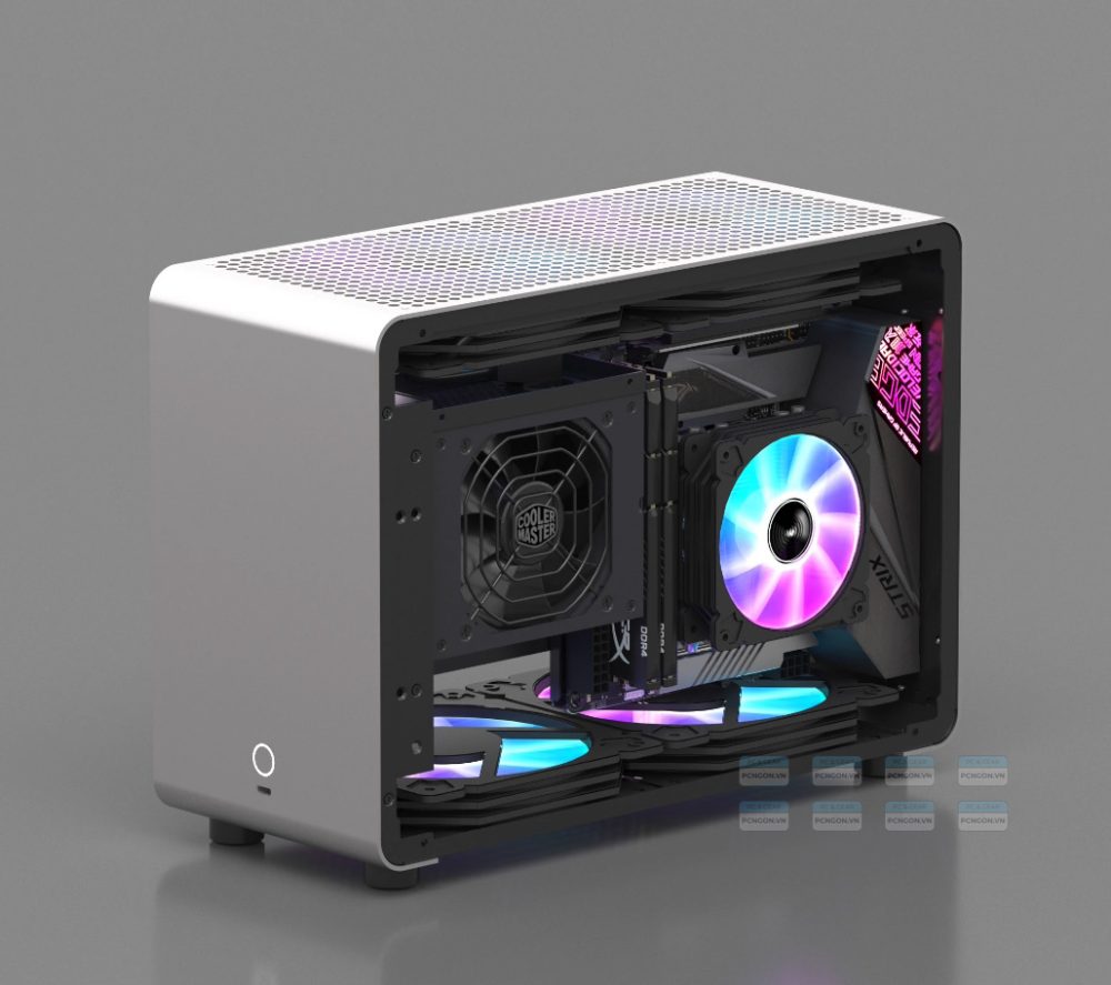 Vỏ Case Máy Tính Mini Itx Geeek G1-pro - Đen 7
