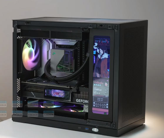Vỏ Case Máy Tính Mini Itx Shiny Snake G500 - Đen 7
