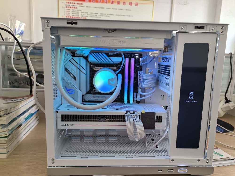 Vỏ Case Máy Tính Mini Itx Shiny Snake G500 - Trắng 8