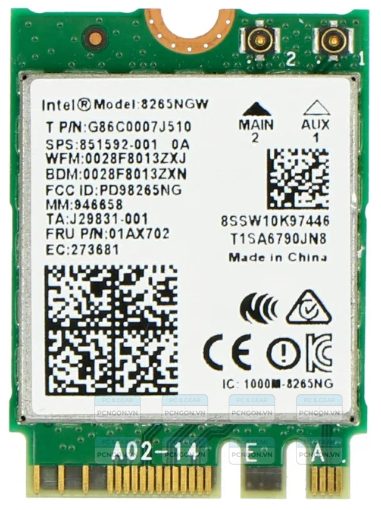 Card Mạng Intel 8265ac Wi-fi 5 1