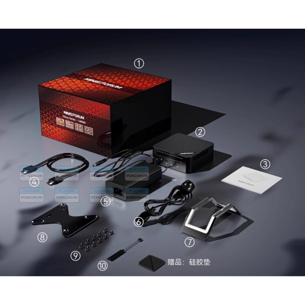 Máy Tính Mini Pc Minisforum Um773lite R7 7735hs (barebone) (11)