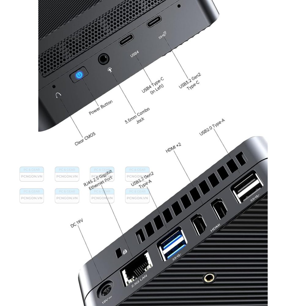 Máy Tính Mini Pc Minisforum Um773lite R7 7735hs (barebone) (8)
