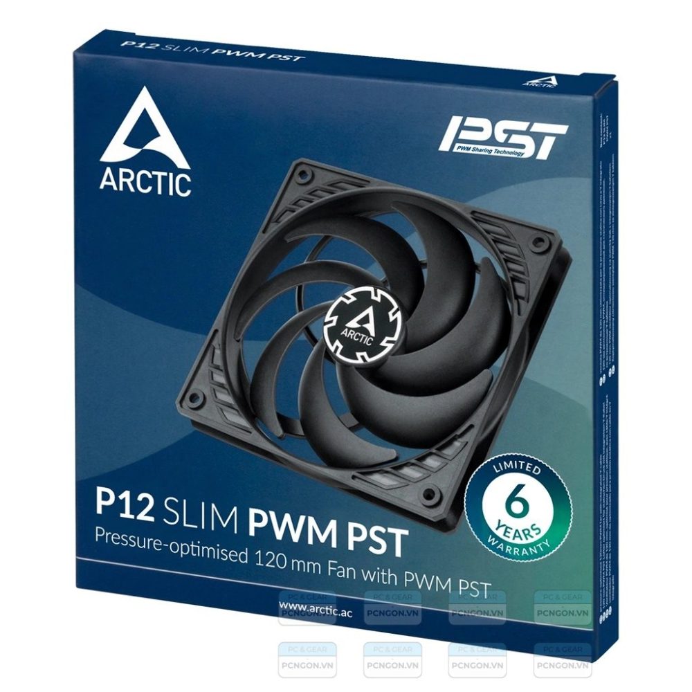 Quạt Tản Nhiệt Arctic P12 Slim Pwm Pst (12015) 2