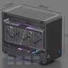 Vỏ Case Máy Tính Mini Itx Geeek C2 - Trắng 5