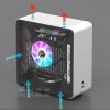 Vỏ Case Máy Tính Mini Itx Geeek C4 - Trắng 5