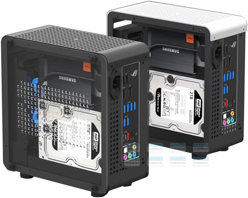 Vỏ Case Máy Tính Mini Itx Geeek C4 - Trắng 6