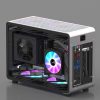 Vỏ Case Máy Tính Mini Itx Geeek G1-pro - Bạc (mặt Hông Nhôm) 2
